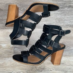 Black Strappy Heels